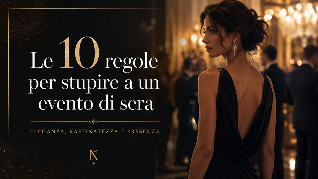 Le 10 regole per stupire a un evento di sera