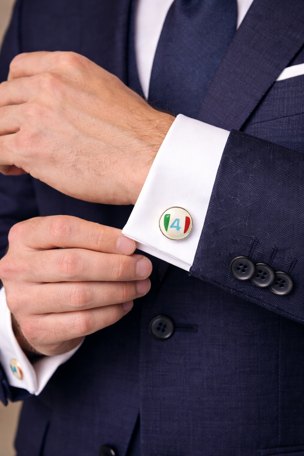 Gemelli in porcellana capodimonte scudetto napoli
